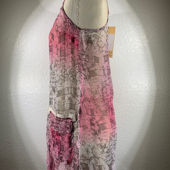 Johnny Was 4LNL Silk pocket tunic size S NWT - Picture 3 of 6